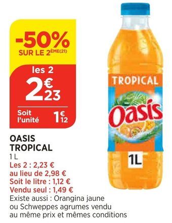 Bi1 Oasis Tropical offre