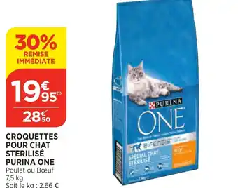 Bi1 Croquettes Pour Chat Stérilisé Purina One offre