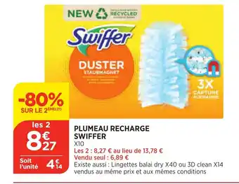 Bi1 Plumeau Recharge Swiffer offre