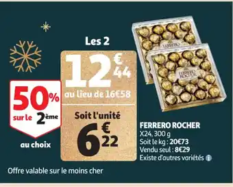 Auchan Ferrero Rocher offre
