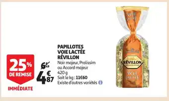 Auchan Papillotes Voie Lactée Révillon offre