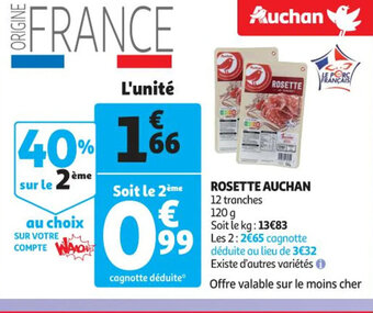 Auchan Rosette Auchan offre