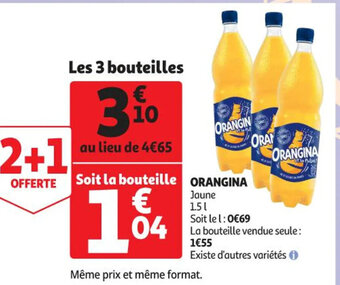 Auchan Orangina offre