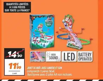 Netto Jouet de noël avec lumière et son offre