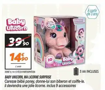 Baby unicorn, ma licorne surprise