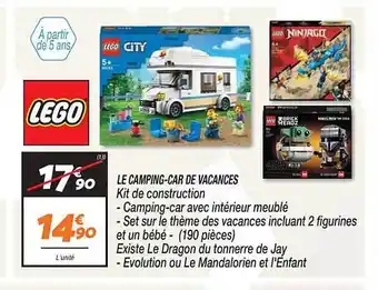 Netto Le camping-car de vacances lego city offre