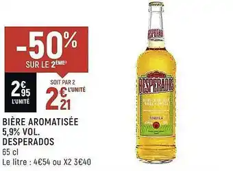 Spar Bière aromatisée 5,9% vol. desperados offre