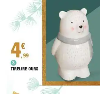 E.Leclerc Tirelire Ours offre