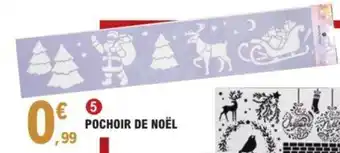 E.Leclerc Pochoir de Noel offre