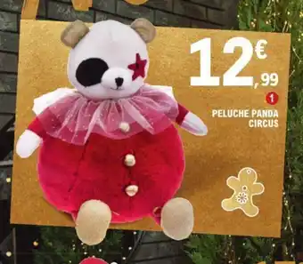 E.Leclerc Peluche Panda Circus offre