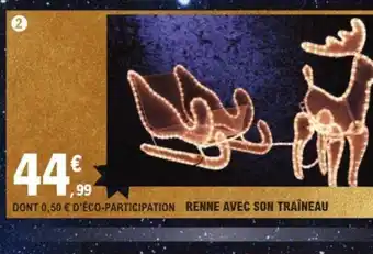 E.Leclerc Renne Avec Son Traineau offre