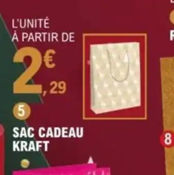 E.Leclerc Sac Cadeau Kraft offre