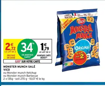 Intermarché Monster Munch Sale Vico offre