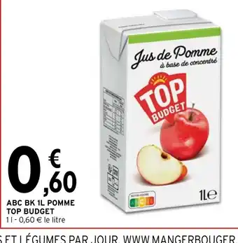 Intermarché ABC Bk 1L Pomme Top Budget offre