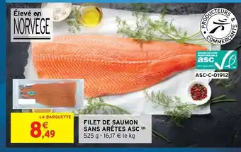 Intermarché Filet de Saumon Sans Aretes ASC offre