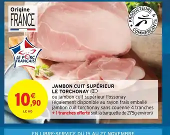 Intermarché Jambon Cuit Superieur Le Torchonay offre