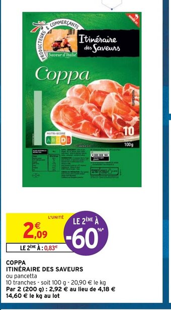 Intermarché Coppa Itinéraire Des Saveurs offre