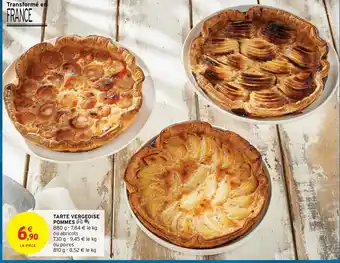 Intermarché Tarte Vergeoise Pommes offre