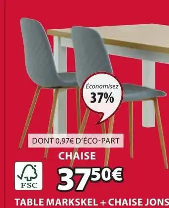 JYSK Chaise offre