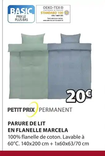 JYSK Parure De Lit En Flanelle marcela offre