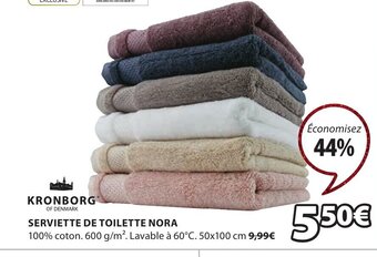 JYSK Serviette De Toilette Nora offre