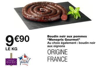 Monoprix Monoprix gourmet boudin noir aux pommes offre