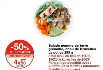 Monoprix Salade pomme de terre grenaille, chou de bruxelles offre