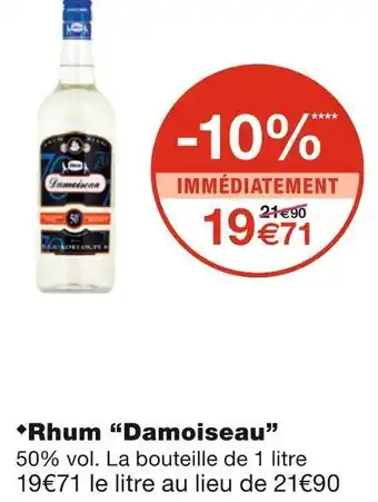 Monoprix Damoiseau rhum offre