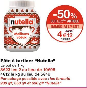 Nutella pâte à tartiner