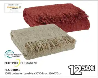 JYSK Plaid Rose offre