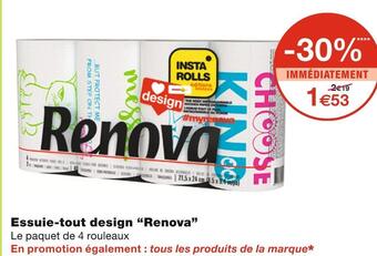 Monoprix Renova essuie-tout design offre