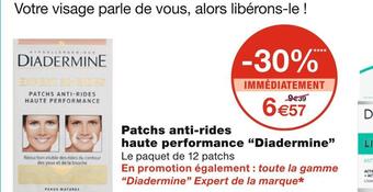 Diadermine patchs anti-rides haute performance