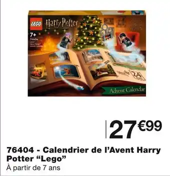 Monoprix Lego 76404 - calendrier de l’avent harry potter offre