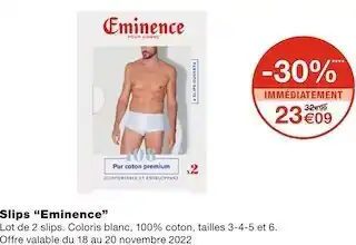 Eminence slips