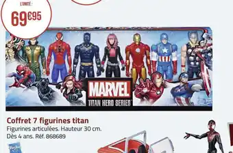 Géant Casino Hasbro coffret 7 figurines titan offre