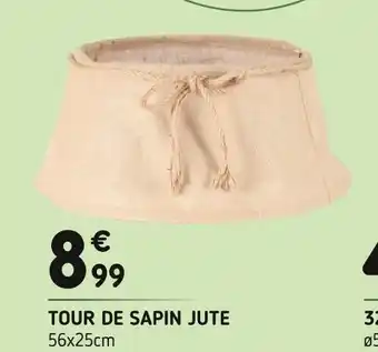 Tour de sapin jute