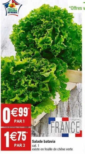 Cora x Carrefour Salade batavia offre