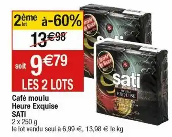 Cora x Carrefour Café moulu sati offre