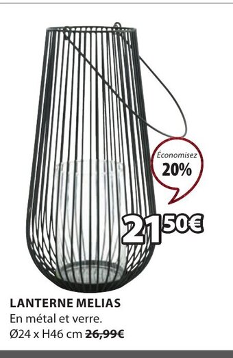 JYSK Lanterne Melias offre