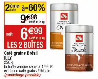 Café grains brésil illy