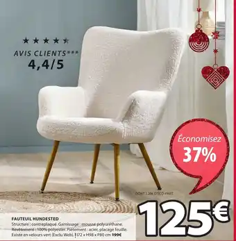 JYSK Fauteuil Hundested offre