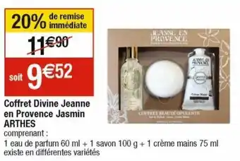 Coffrfet divine jeanne en provence jasmin arthes