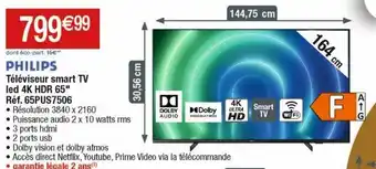 Cora x Carrefour Téléviseur smart tv philips offre