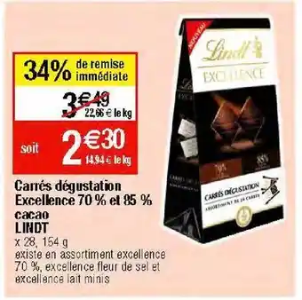Migros Chocolat lindt offre