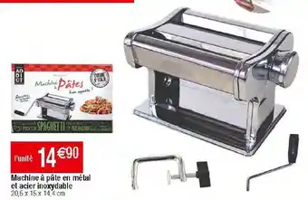 Migros Machine à pâtes offre