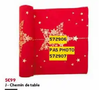 Gifi Chemin de table offre