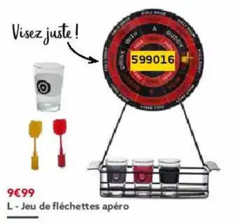 Gifi Jeu de fléchettes offre
