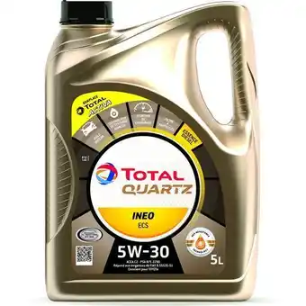 Auchan Huile total quartz ineo ecs 5w-30 5l offre