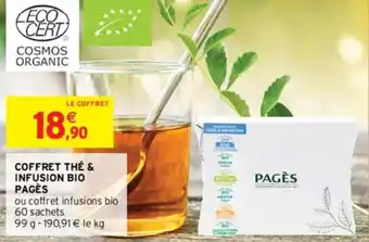 Coffret thé & infusion bio pagès