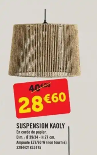 E.Leclerc Brico Suspension kaoly offre